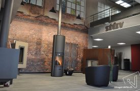 Mur vintage chez feu design Toile adhésive