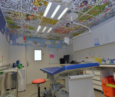 faux-plafond suspendu Toile adhésive