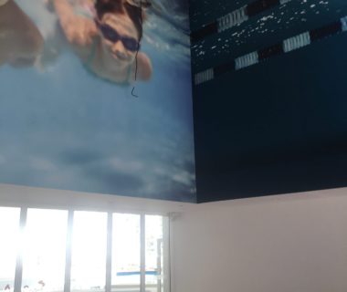 Pose de Nautilia personne qui nage Toile adhésive