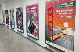 Expo de colmar visuels publicitaire Toile adhésive