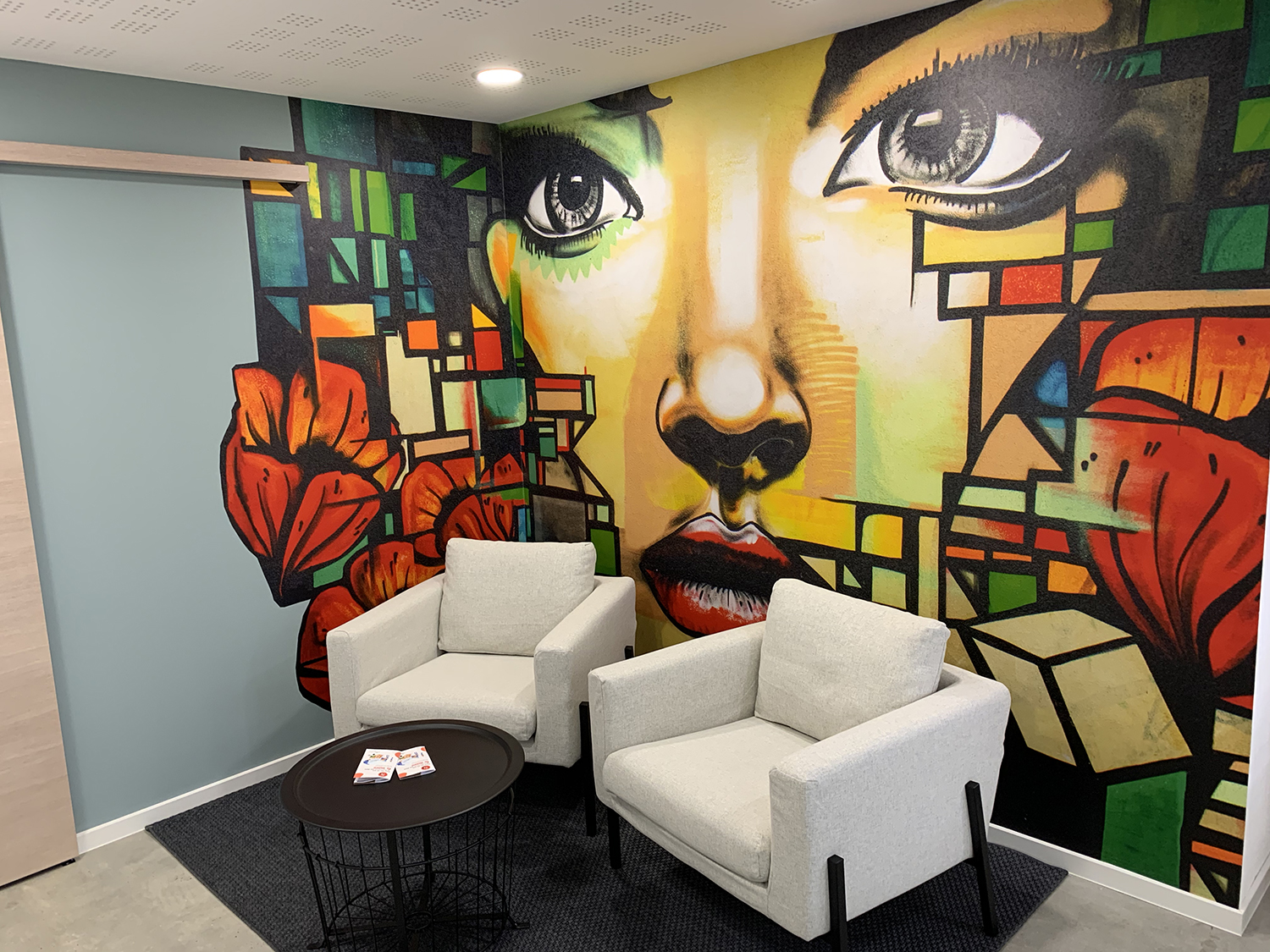 Photo du showroom chez Pagination Toile adhésive