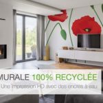 Mur design de coquelicots pour concepthouse Toile adhésive