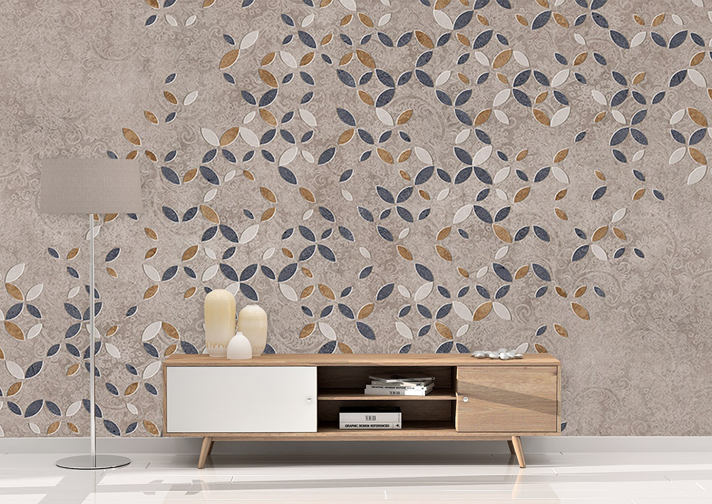 Toile adhésive repositionnable éco-conçue et recyclable : Matière Mosaïque