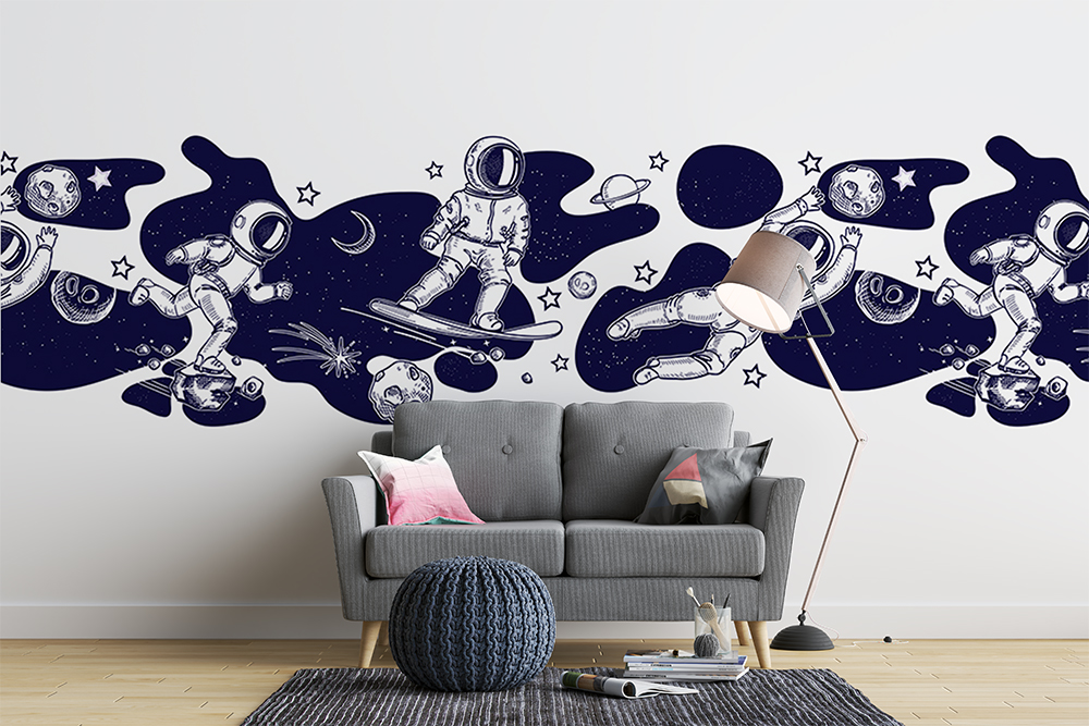 Toile adhésive repositionnable éco-conçue et recyclable : Enfants AstroSurf