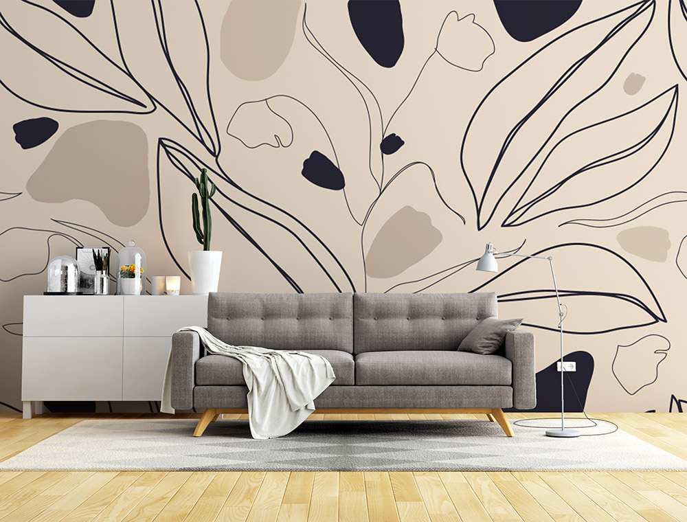 Toile adhésive repositionnable éco-conçue et recyclable : Fleurs Light