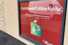 Toile adhésive pour vitre