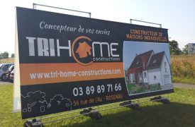 Support tendu publicitaire Toile adhésive